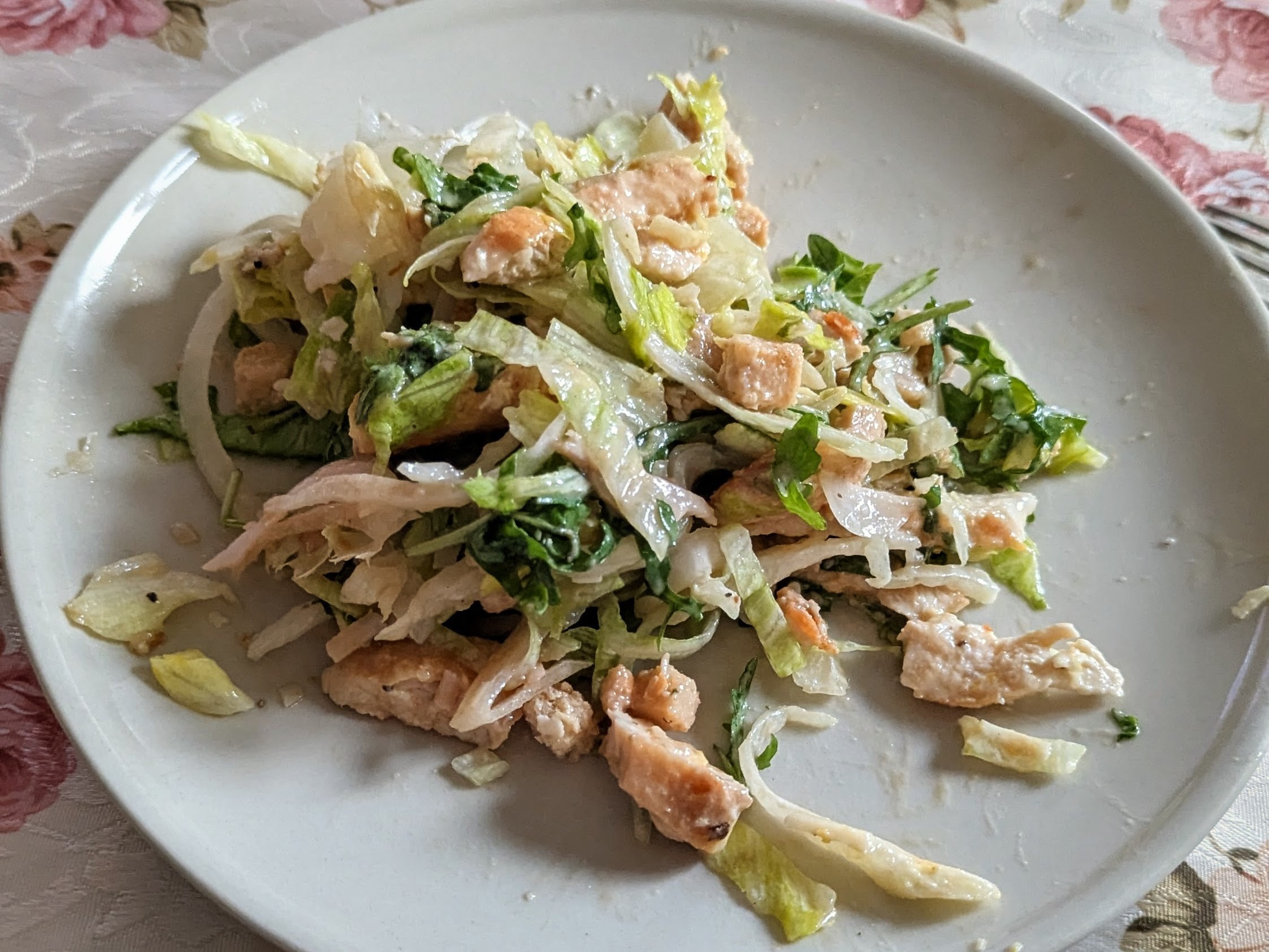 Chicken & Rocket Caesar-Style Salad